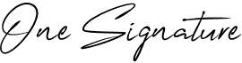 Stretched Signature Ext Bold