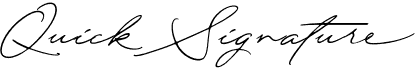 Quick Signature