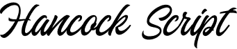 Hancock Script