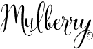 Mulberry Script