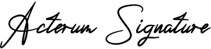 Acterum Signature