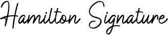 Hamilton Signature