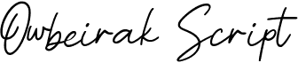 Owbeirak Script