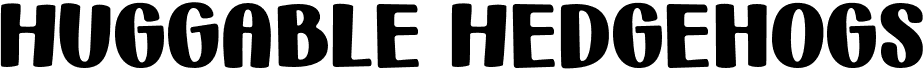 Fontdinerdotcom Huggable