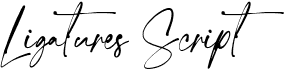 Ligatures Script