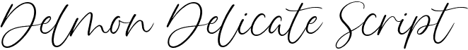 Delmon Delicate Script