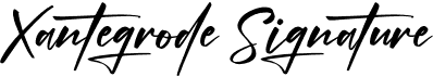 Xantegrode Signature