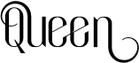 the King & Queen font