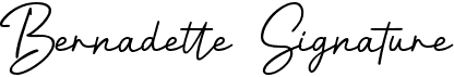 Bernadette Signature