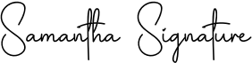 Samantha Signature