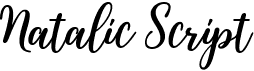 Natalic Script