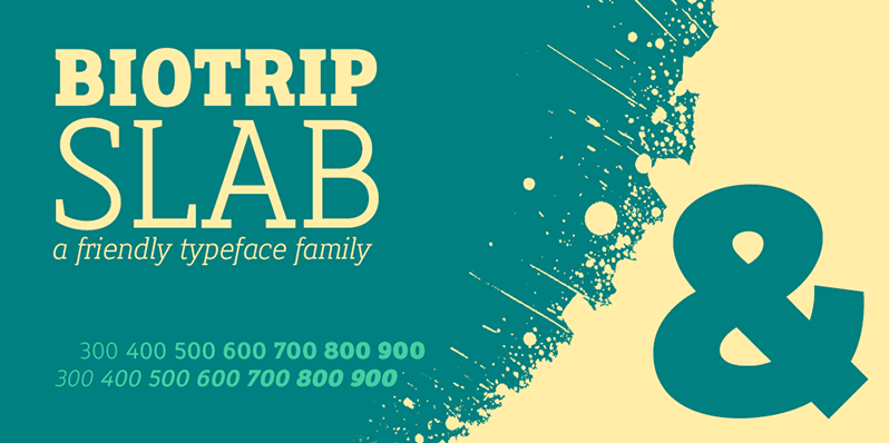 Biotrip Serif illustration